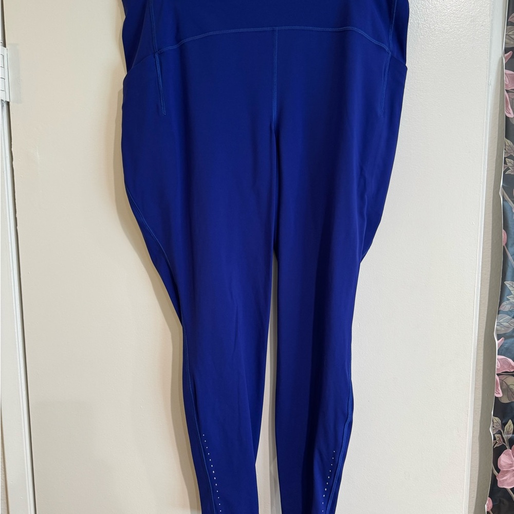 Lululemon Athletica Blue Leggings Full-Length Stretch